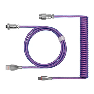Cabo USB-A Para Tipo C Pichau Meduza P, Trancado, Nylon, GX12, Roxo, PCH-MP-01 em Oferta na Shopee