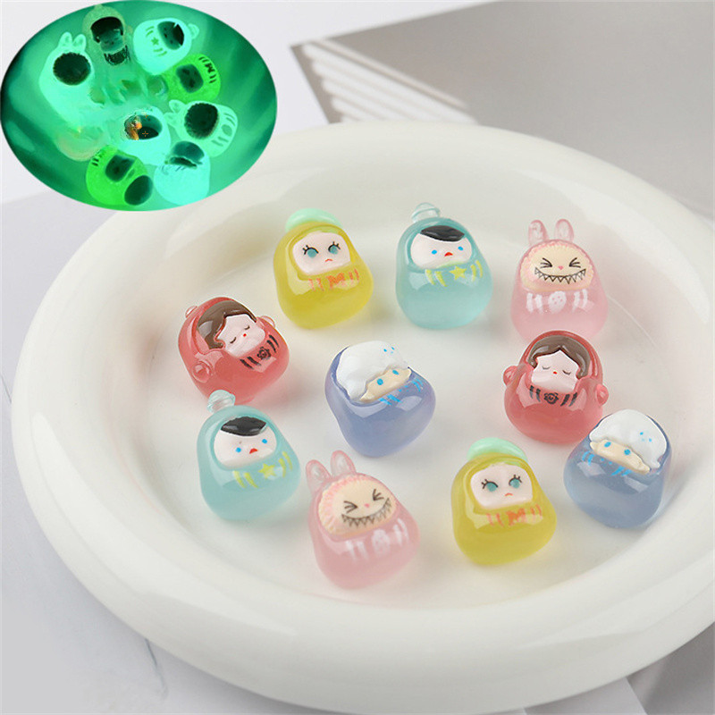 Bijuteria Luminosa Bubble Mart Acessórios Porta-Chaves Pequenas Jóias De Mesa