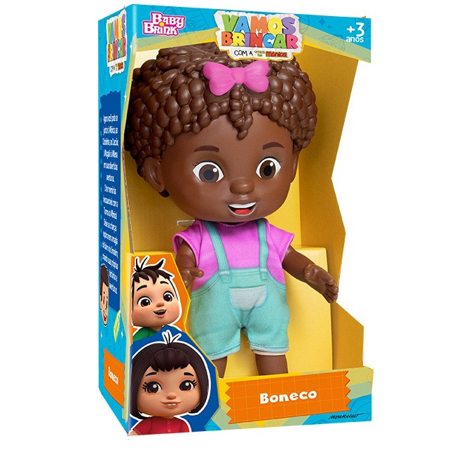 MILENA VAMOS BRINCAR 28CM TURMA DA MONICA.