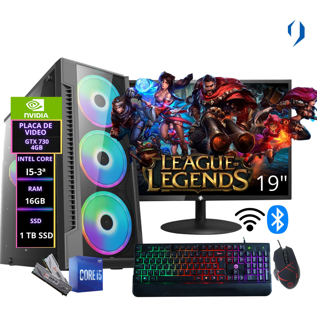 Computador Gamer Intel I5, 16gb De Ram, 1tb Ssd, Gtx 730 4gb | Shopee ...