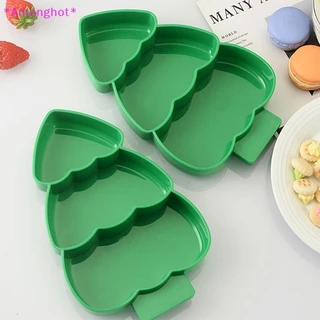 Entrehot > Natal Sala De Estar Doces Lanches Nozes Lanche Bandeja Dividida De Comida Em Forma De Árvore De Recipientes De Qualidade Alimentar Doméstico Novo