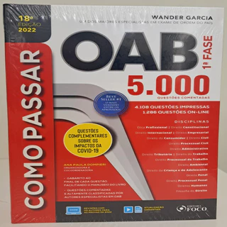 Como passar na OAB - 1ª Fase: 5.000 Questões comentadas autor Ana Paula Garcia