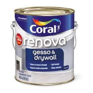 Tinta Acrílica Para Gesso & Drywall Renova Branco 3,6l Coral