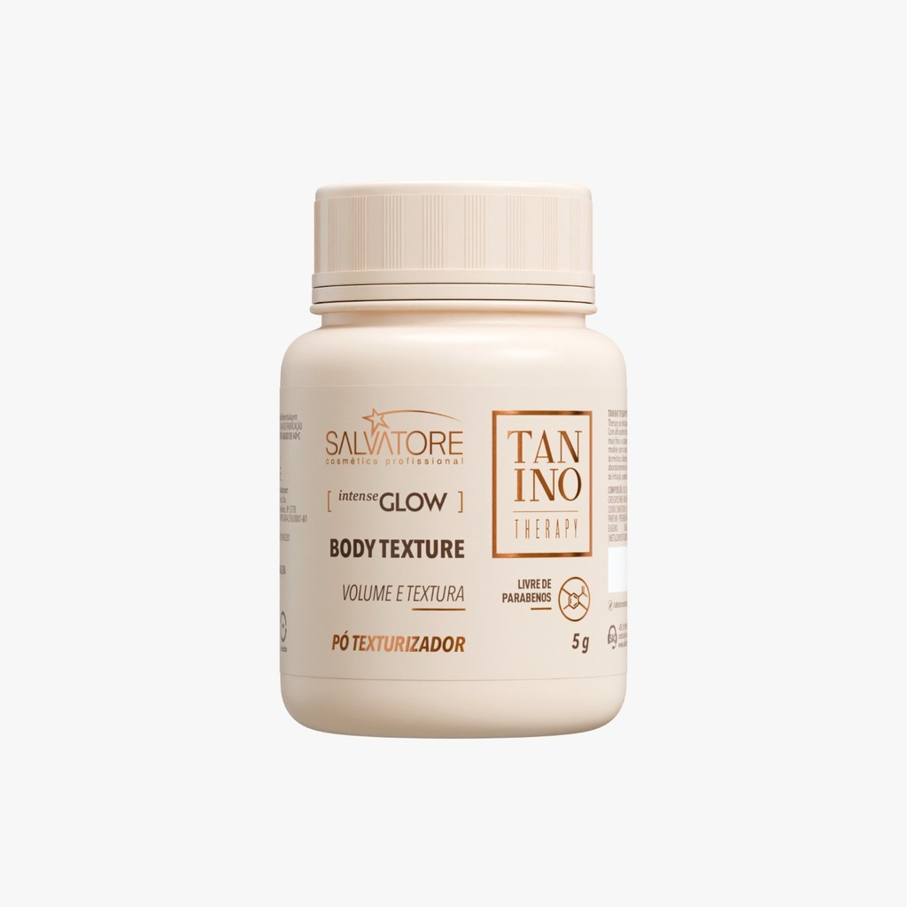 Tanino BODY TEXTURE - Pó Texturizador 5g (Intense Glow) | Shopee Brasil