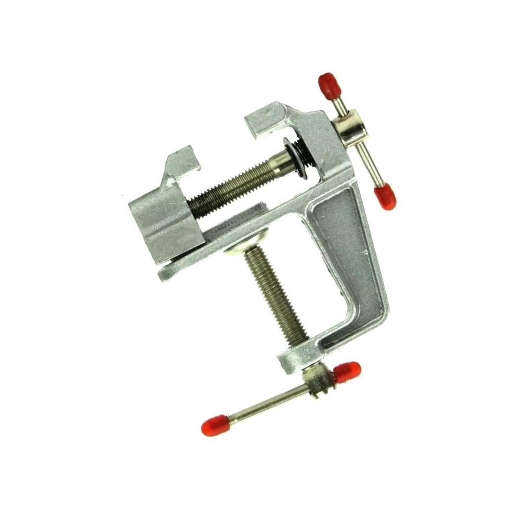 Mini Torno Morsa De Bancada Mesa Base Fixa - Profissional