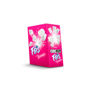 Chiclete Flics Tutti Frutti Com 12 Unidades