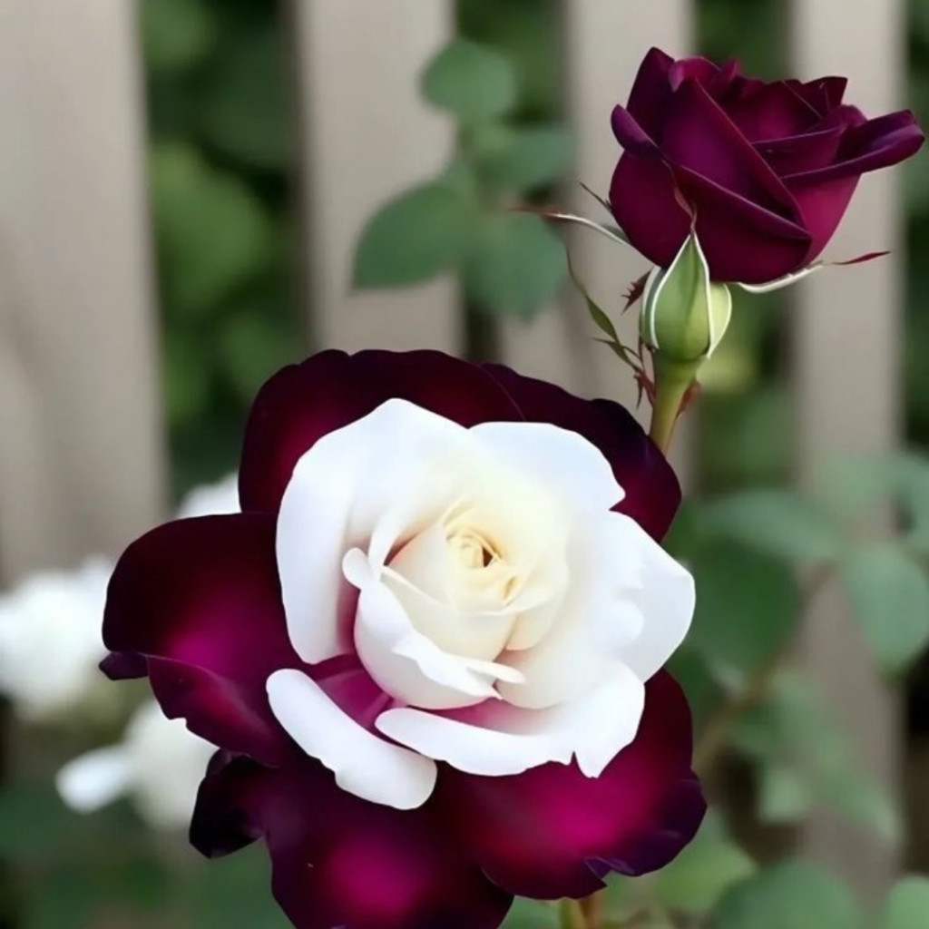 Canteiro com rosa mesclada – imagem 4