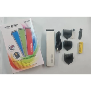 Máquina De Cortar Cabelo Profissional Recarregável NOVO NS-216