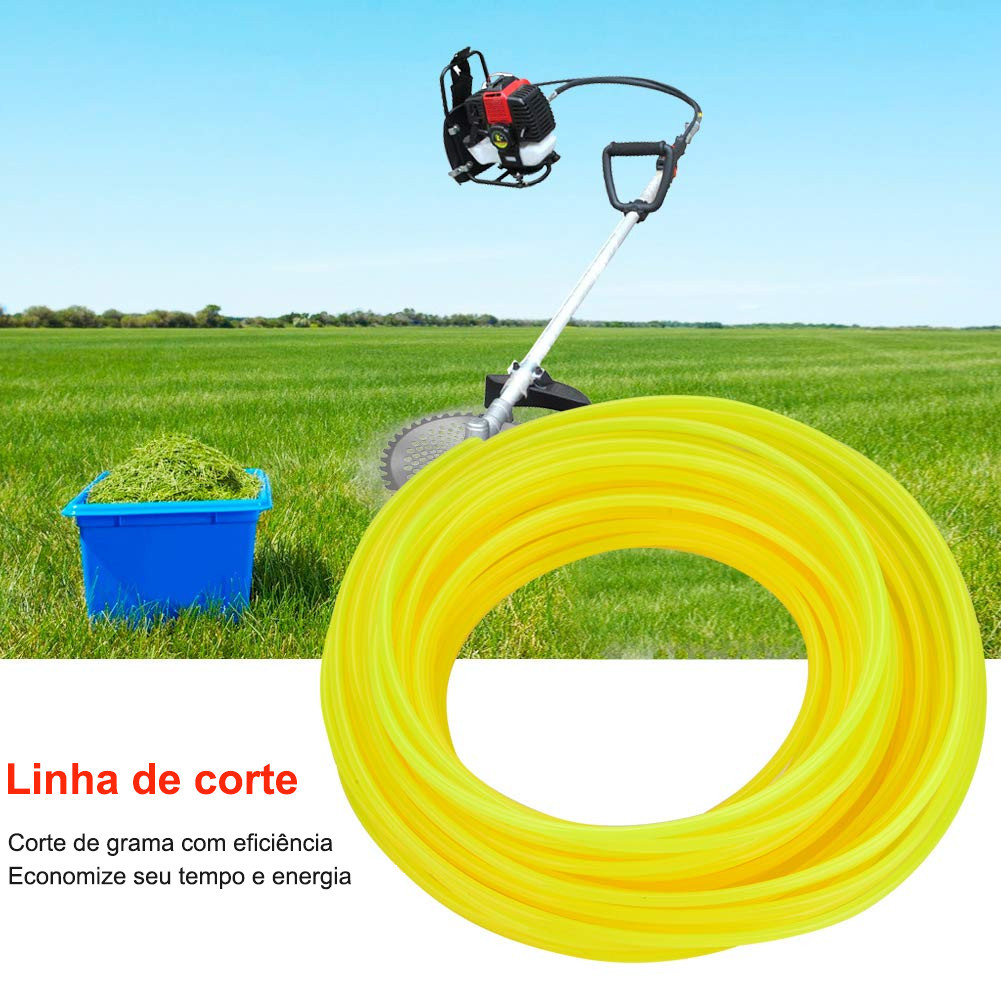 Fio de Nylon para Roçadeira 2.4mm x 15m | Shopee Brasil