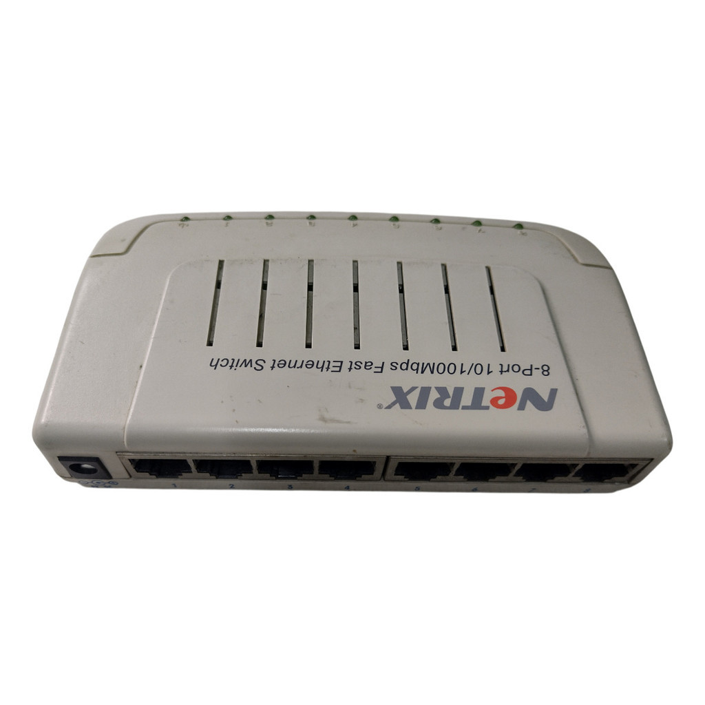Switch De 8 Portas Netrix 18-kn-h800-fb | Shopee Brasil