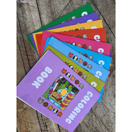 kit 40 livrinhos de colorir URSINHO BOBI revista BOB revistinha pintar livro GODS GOODIES GODIES