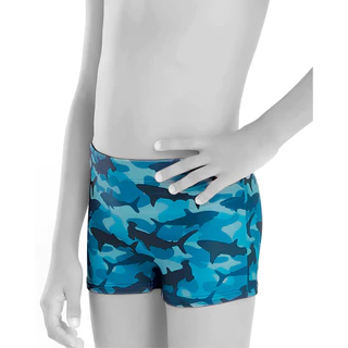 Sunga Infantil Boxer Kids Estampada Tubarão Divertida Praia Piscina Mash