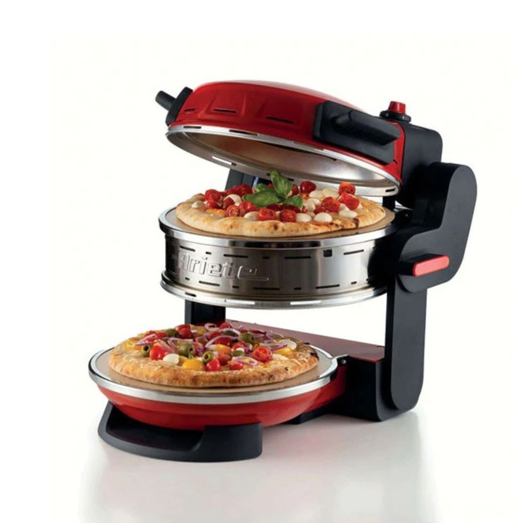 Forno Duplo de Pizza Elétrico Ariete 927 1800W Vermelho 127V
