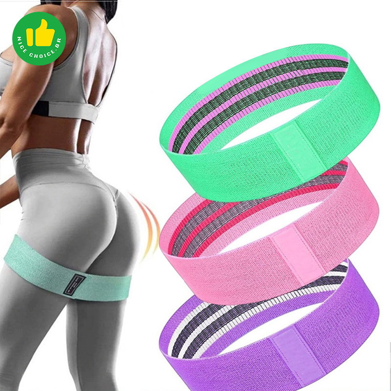 Kit3 bandas elásticas desportivas bandas de resistência quadril yoga stretch strap para homens e mulheres fitness strap strap treinamento de força