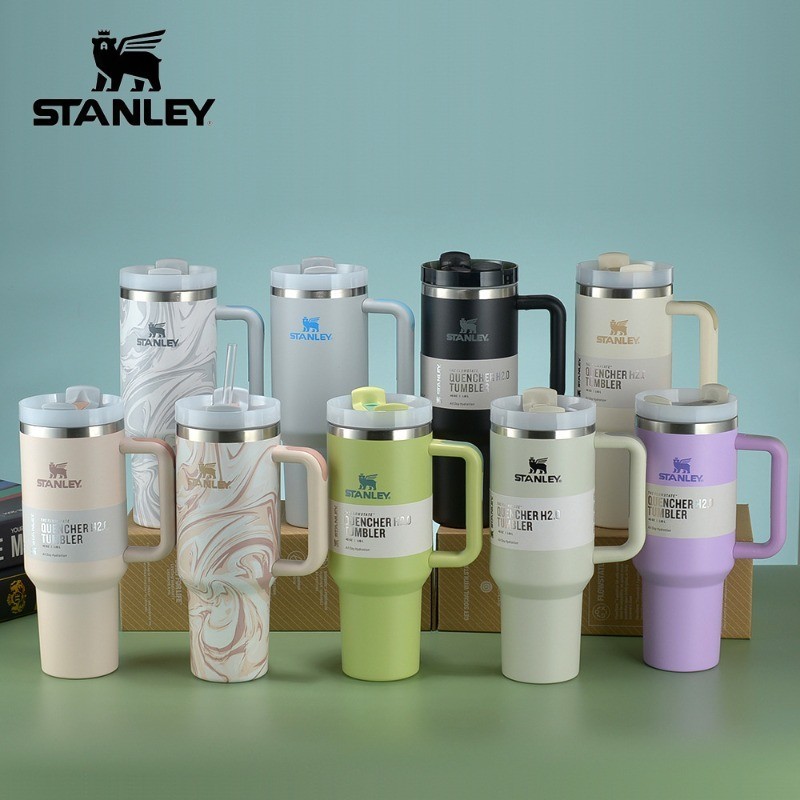 Stanley Cup Replacement Straws - 4 Pack TRITAN BPA-Free Straws With Cleaner Brush