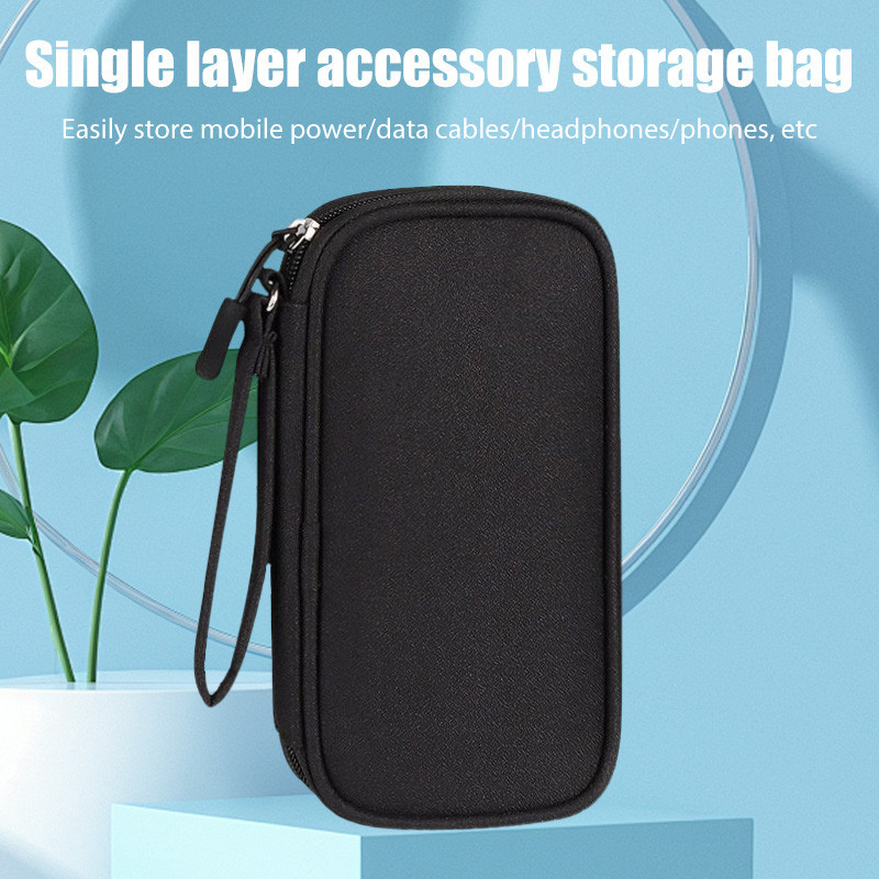 Saco De Armazenamento De Acessórios De Camada Única Com Design De Corda De Elevação Portátil