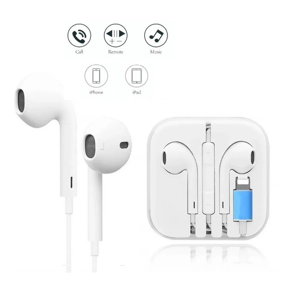 Fone De Ouvido Lightning Bluetooth Para Celular iPhone