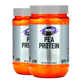 Kit 2x Proteína Pea Ervilha Now Foods 340g Sem Sabor Importado/Made in Usa