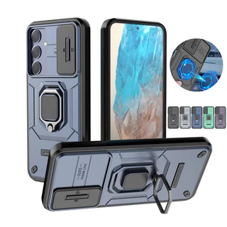Para Samsung Galaxy M35 M15 M55 A15 A25 A35 A55 A14 A24 A34 A54 5G Capa Protetora Da Armadura Anel De Proteção Magnética Fundas