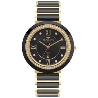 Relógio Technos Feminino Ceramic/saphire Dourado - 2015CEJ/2P