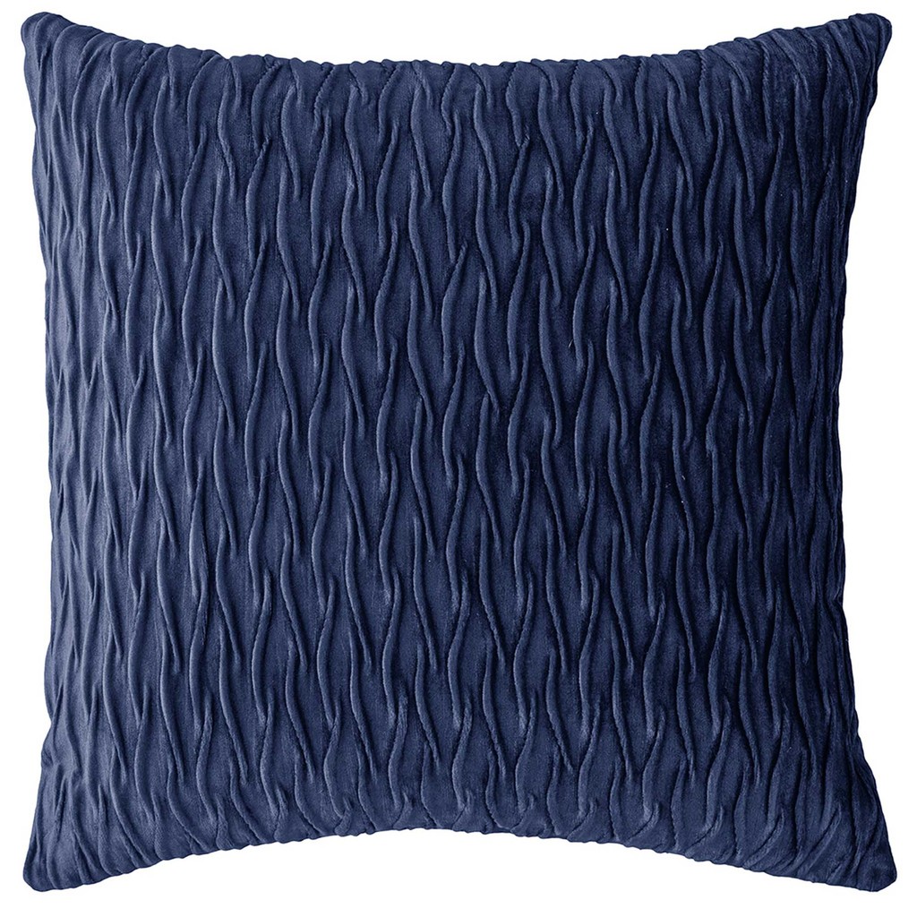 CAPA PARA ALMOFADA DUNAS AZUL ESCURO 43x43cm JOLITEX