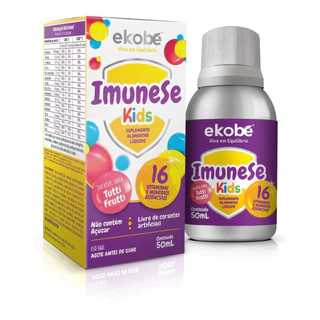 Imunese Kids- 16 Vitaminas e Minerais-50ml- Tutti Frutti