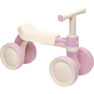 BICICLETA DE EQUILIBRIO ROSA COM SOM SEM PEDAL 18824 - Buba