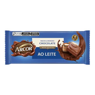 Chocolate Ao Leite Arcor 80g