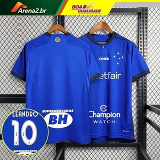 2023/24 Cruzeiro Casa Jersey Sponspor 4GG/4XL Camisa de futebol masculino