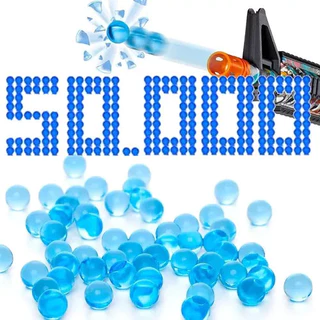 50.000 Bolinhas De Gel para Arminha Brinquedo Orbeez de munição lançador 7-8mm