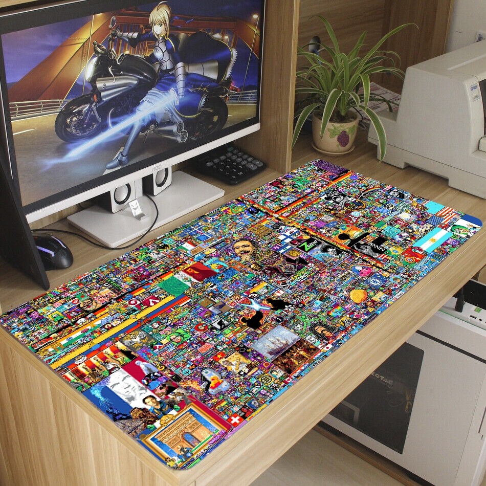 Mouse pad os redd Antiderrapante diversas estampas 90x40 M599