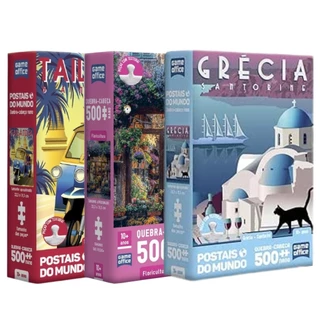 Quebra Cabeça 500 Peças Nano Game Office Toyster