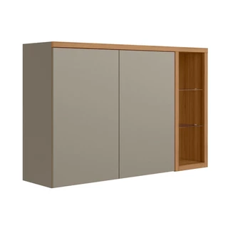 Armário Aéreo Duplo 120cm Allure Linea Brasil