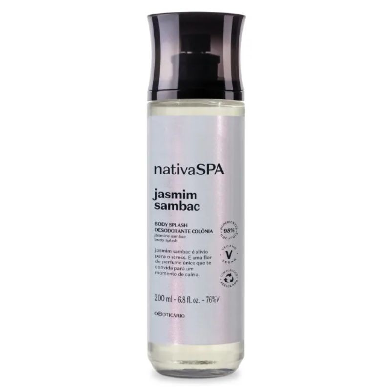 Body Splash Jasmin Sambac 200ml Nativa SPA Boticário em Oferta na Shopee