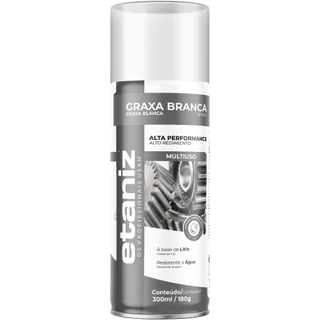 Graxa Branca De Lítio Spray 300ml Etaniz ok