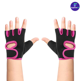 Par de Luvas para Musculação em Neoprene de Alta Qualidade - Ideal para Academia Feminina e Masculina