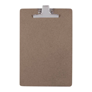 Prancheta 34x23cm Madeira MDF Prendedor Metal Prendedor Papel Sulfite A4 Estudo Anotações Documentos Escritório Home Office Escola