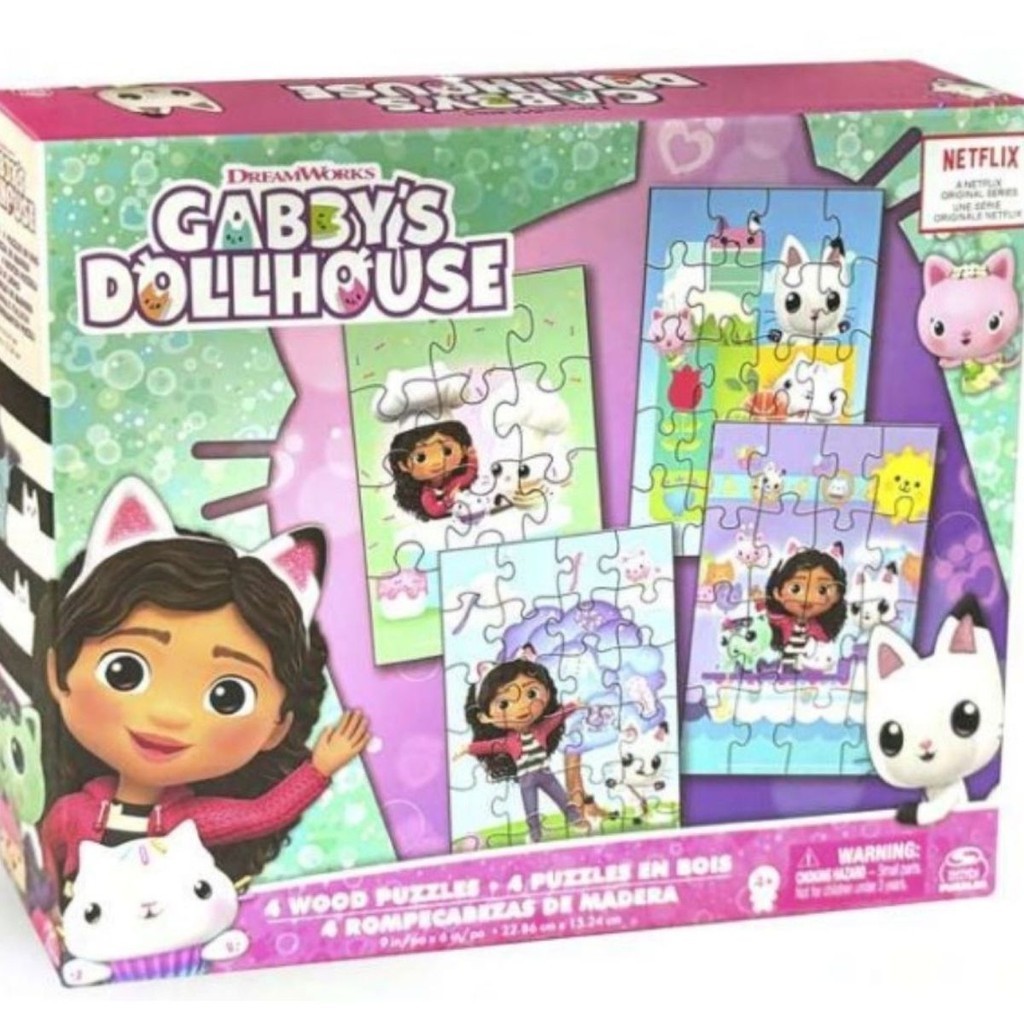 Quebra-Cabeça 12-16-20-24 Gabbys DollHouse-Grow | Shopee Brasil