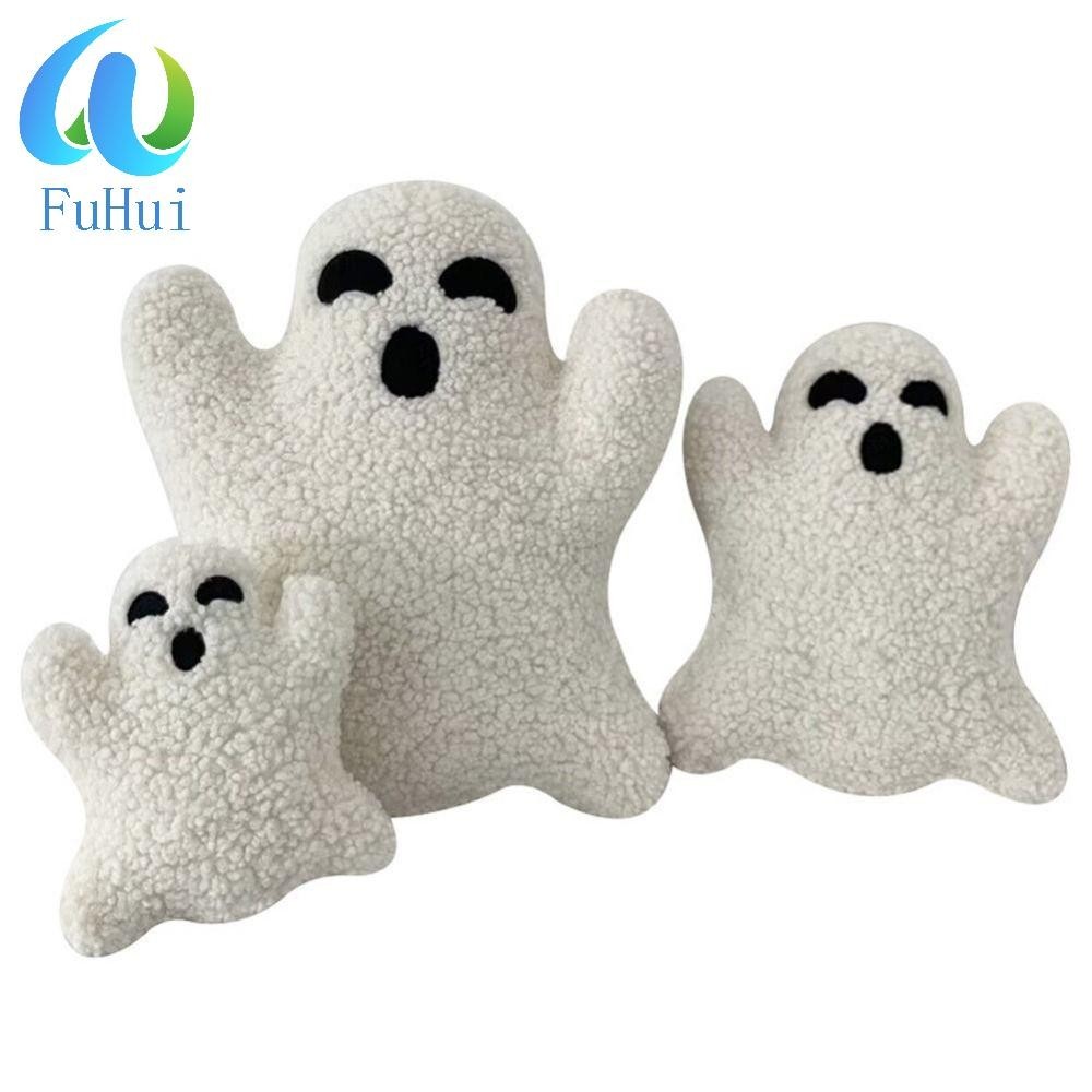 FUHUI Brinquedo De Pelúcia Fantasma De Halloween , Recheado Almofada Almofadas De PP Algodão Engraçado Para Crianças