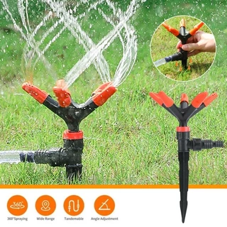 Aspersor De Jardim 360 Graus Rotativo Pátio Automático Grande Área Pulverizador De Irrigação De Água