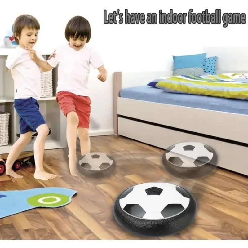Bola De Futebol Flutuante Elétrica Para Crianças LED Piscante Kid Outdoor Jogos Esportivos Indoor Toy Boy