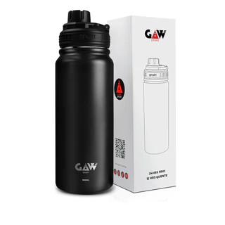 Garrafa Térmica Squeeze Água Quente e Fria Gaw Sport 500 ML Original Inox