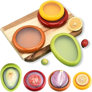 Caixa De Silicone Para Armazenamento De Frutas , Recipientes Cebola Abacate , Pote Reutilizável Manter Legumes Frescos , E Carnes Frescas