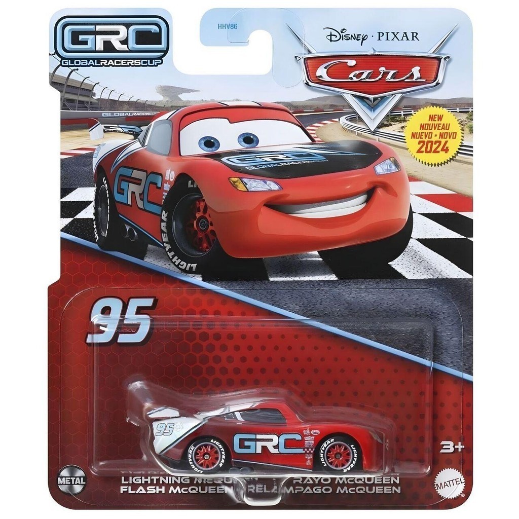 Carrinho Disney Pixar Carros Global Racers Cup Metal Mattel