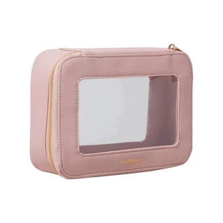 Nécessaire Nude com Transparência - Crystal Case