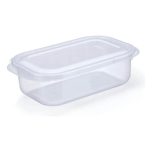 Pote Retangular Alto 1,5L Transparente - Cozinha