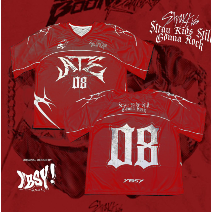 スキズ straykids スキズ BASKETBALLJERSEY YBSY ! STRAYKIDS Jersey Stray Kids Still Gonna Rock Novo Design