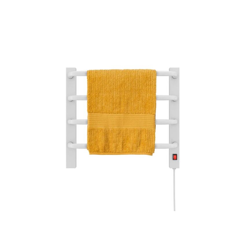 Aquecedor Toalhas Termico Branco Mini 220v Direito