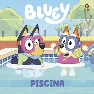 Bluey Livro de História - Piscina
