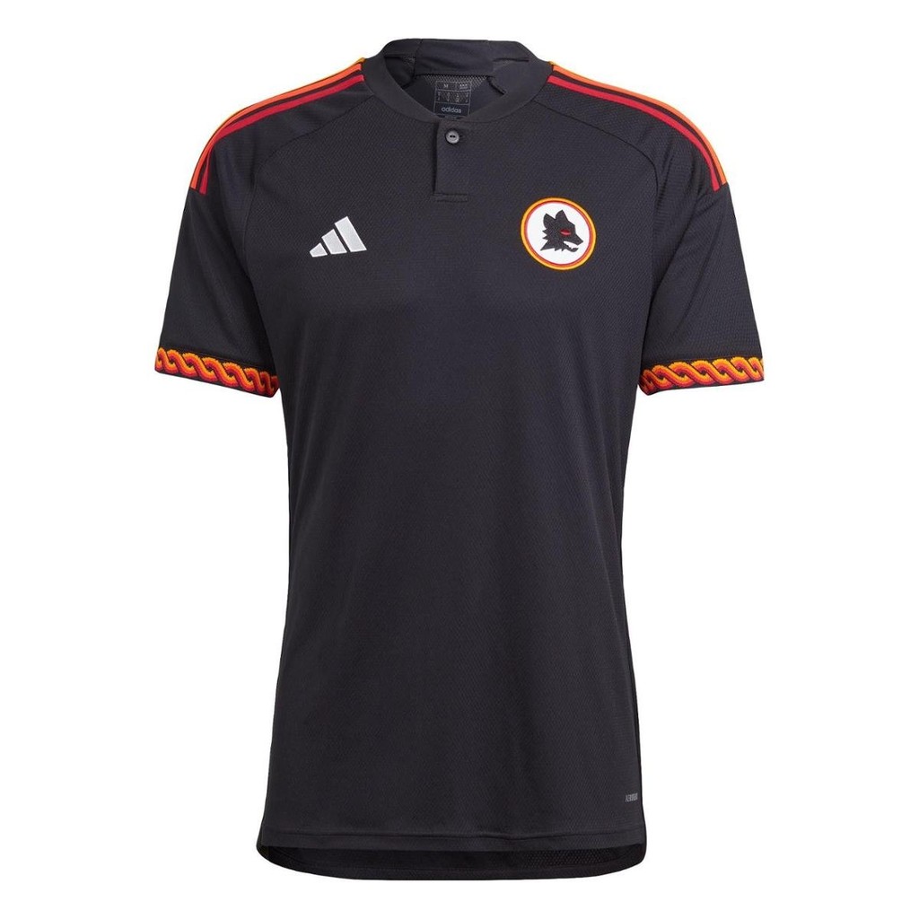 Camiseta de time Roma Preta novo